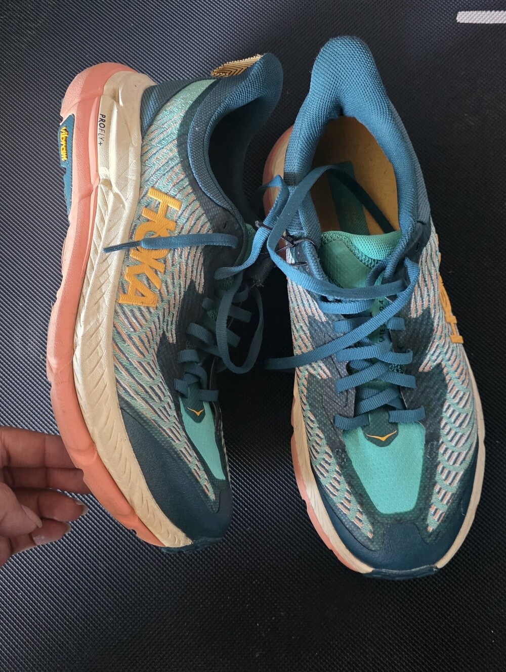 HOKA Women's Mafate Speed 4 Deep Teal/Water Garden sizes 8.5 - Picture 2 of 13